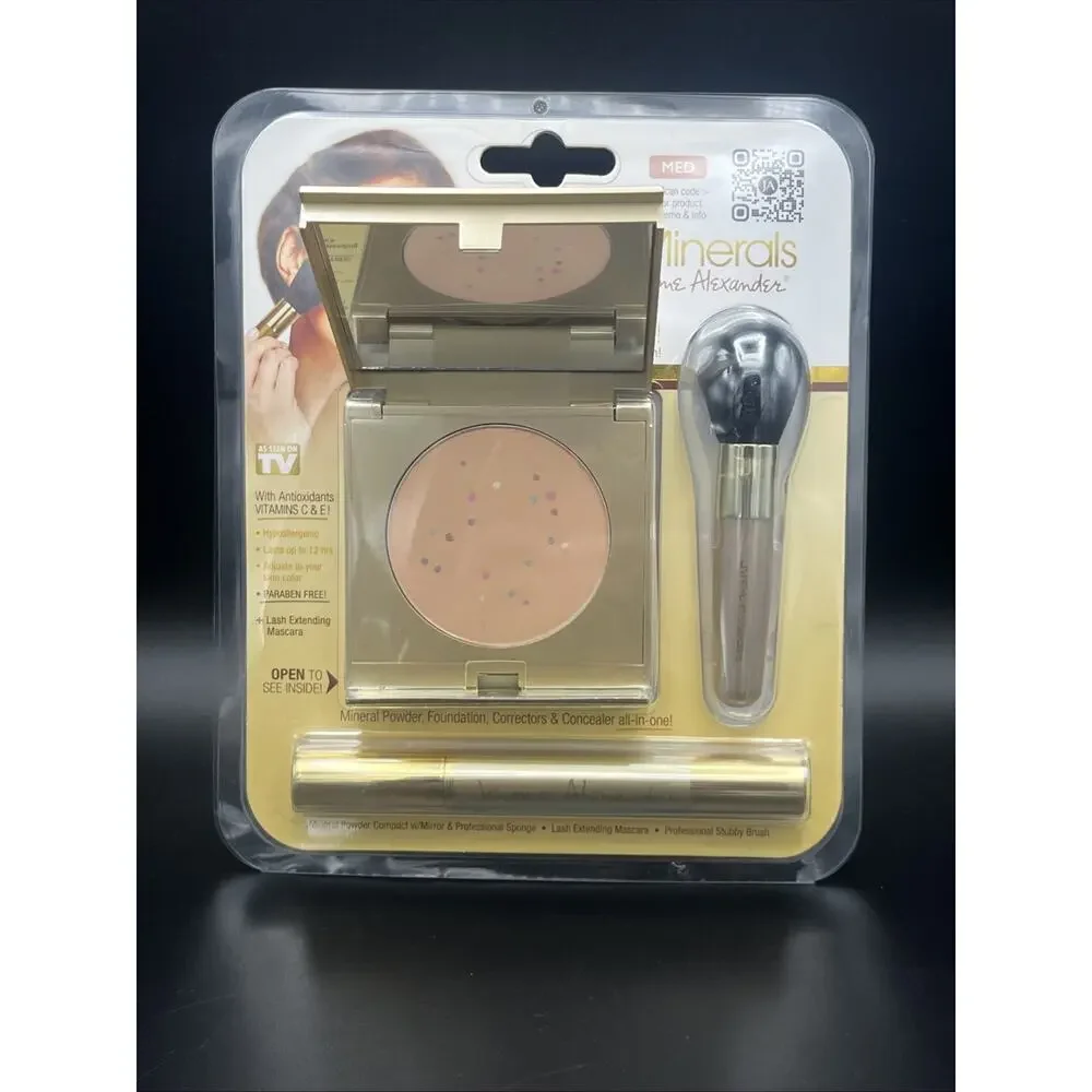 Jerome Alexander MagicMinerals Conceals & Covers Foundation & Mascara - Medium